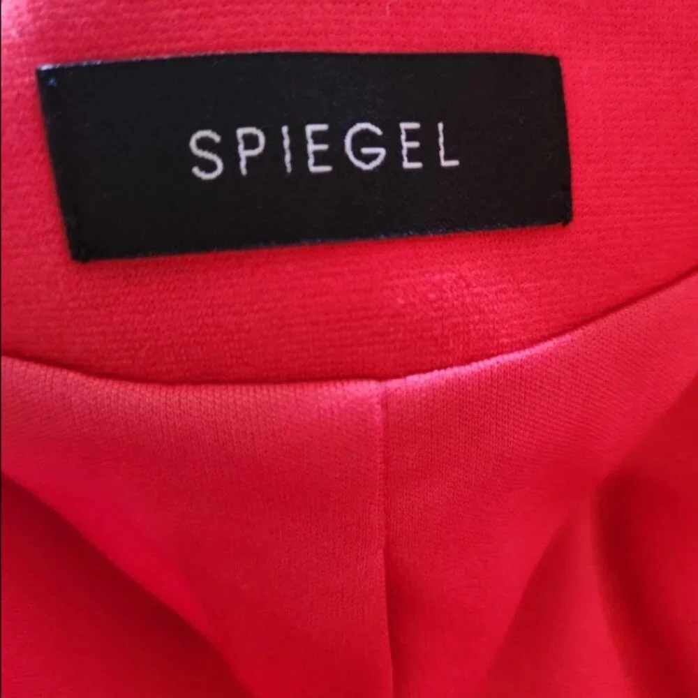 Vintage SPIEGEL Red & Black Colorblock Suit Jacket. Size 10. - Picture 6 of 8